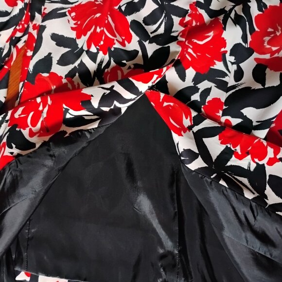 Lillie Rubin Vintage Silk Blazer Womens size 6 Button front Jacket shoulder pads - Picture 3 of 5